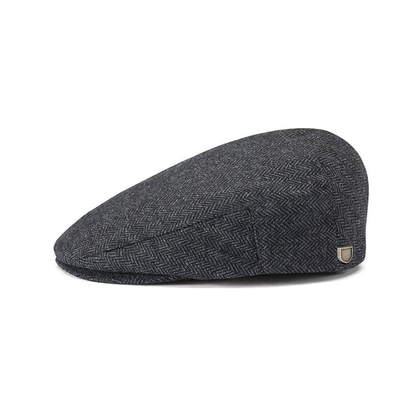 Brixton Hooligan Snap Cap Casquette Beret - Grey / Black - Streetart.fr